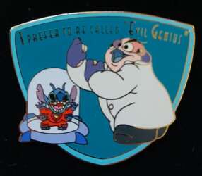 107360 - Disney Auctions - Stitch Jumba Evil Genius Quote - Disney Auctions