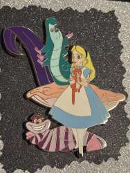 107372 - Alice in Wonderland - Alice, Dinah, Caterpillar, and Cheshire Cat - Fantasy Unlicensed