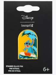 107411 - BoxLunch - Lilo & Stitch - Surfing Stitch Stained Glass - Loungefly alternate image