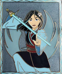 107496 - Fantasy Pin Series: TomorrowlandDesign - Light Side Princesses: Jedi Mulan - Fantasy Unlicensed
