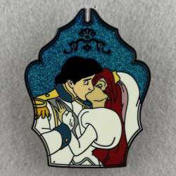 107498 - Fantasy pin series: Fairytales are real - Ariel & Prince Eric wedding kiss - Fantasy Unlicensed