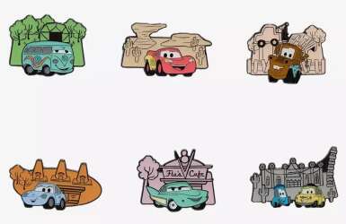 107533 - Hot Topic - Cars Map Blind Box - Unopened box - Loungefly alternate image