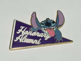 107556 - Pin Trading University - Pennants Gift Box Set - Stitch "Honorary Alumni" - Walt Disney World