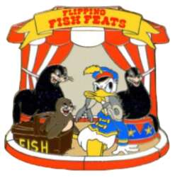 107609 - Mickey's Circus: Program Acts - Act 5: Flipping Fish Feats — Donald and Seals - Walt Disney World alternate image