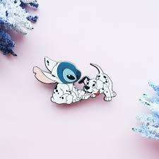 107680 - Fantasy Pin Series - Stitch as Dalmatian with Puppy - Fantasy Unlicensed
