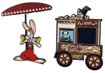 107758 - Roger Rabbit Toontown Popcorn Vendor Set — Full Set - Disneyland Resort