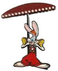 Roger with Red Toontown Umbrella