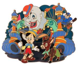 107798 - Featured Artist Collection - Problems on Pleasure Island — Donkey Pinocchio and Lampwick - Disneyland Resort