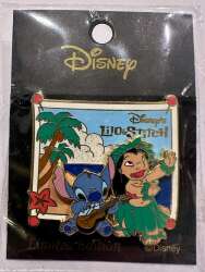 107838 - Mickey & Pals - Lilo & Stitch - Snapshot Postcard - Lilo Hula and Stitch Ukulele - Disney Store Japan