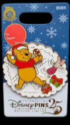 Winnie the Pooh and Piglet Festive Limited Edition Pin