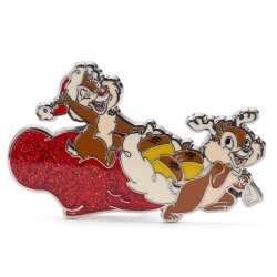 108031 - Mickey Mouse Family Christmas Collection - Chip & Dale with Stocking Full of Nuts