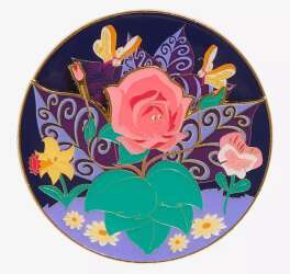 Alice in Wonderland Flowers Spinning