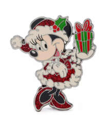 108173 - Mickey Mouse Family Christmas Collection - Mrs. Santa Minnie Mouse with Present alternate image