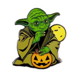 Yoda with a Pumpkin