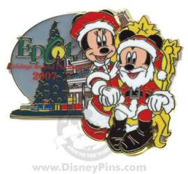 Mickey and Minnie as Santa and Mrs. Claus