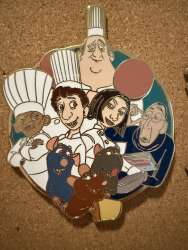 108265 - Ratatouille Fantasy Davinci - Ratatouille cast by Da Vinci Fantasy Pins - Fantasy Unlicensed