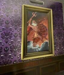 108329 - Haunted Mansion Parlor - Lenticular Portraits - Poseidon - Walt Disney Imagineering alternate image