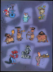 108362 - Plunk, Toot, Whistle and Boom 50th Anniversary Set - Whole Set - Disney Store US