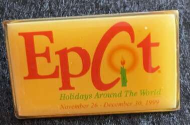 1999 Logo - Domed Enamel - Red