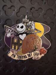 108464 - Pin Trading Day 2016 - Jack Skellington Phantom Manor Squirrel - Disneyland Resort Paris alternate image