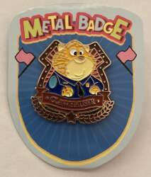 108473 - Zootopia Collection College Style Metal Badge Surprise Box - Benjamin Clawhauser - Disney Licensed alternate image