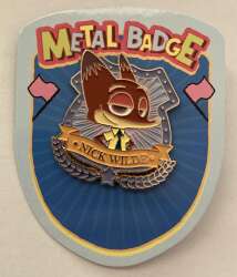 108475 - Zootopia Collection College Style Metal Badge Surprise Box - Nick Wilde - Disney Licensed alternate image