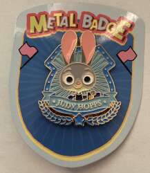 108476 - Zootopia Collection College Style Metal Badge Surprise Box - Judy Hopps - Disney Licensed alternate image