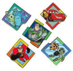 108495 - Mickey's Mystery Pin Machine - Pixar Collection - Complete Puzzle - Walt Disney World alternate image