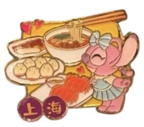 Angel Inhaling Chinese Dishes