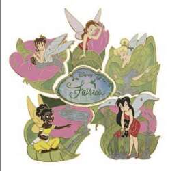 108653 - Fairies - Interlocking Set - Pixie Hollow Fairies Complete Interlocking Set - Disney Store US