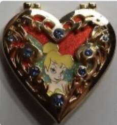 108671 - Tinker Bell and Friends Heart Locket - Tinker Bell - Disney Studio Store Hollywood / Soda Fountain alternate image