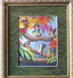 108675 - Tinker Bell and Fairies Framed Set - Complete Tinker Bell and Fairies Framed Set - Disney Store US