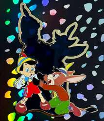 108746 - Disney Villains (2025) - Pinocchio & Lampwick - Walt Disney Imagineering alternate image