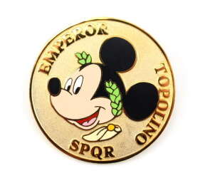 108916 - Roman Emperor Gold Coin - Emperor Mickey Mouse - Disney Auctions