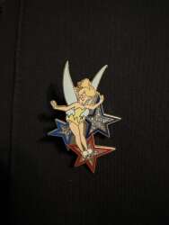 10894 - Mickey's All American Pin Festival 2003 - Pin Trading Starter Kit - Tinker Bell Pin - Disneyland Resort