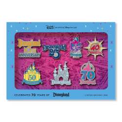 108972 - Disneyland Resort 70th Anniversary Celebration - Legacy Pin Set - Disney Fan Club alternate image