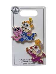 108980 - Shanghai Disney Resort - Chip and Dale Shanghai Pirates Ghost 2 Pin Set - Shanghai Disney Resort