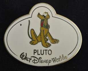 109104 - Name Tag Mystery Collectible Pin - Pluto Name Tag - Walt Disney World