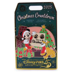 109182 - Christmas Countdown Series - Mickey and Pluto Festive Countdown Pin 2025 alternate image