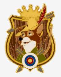 Robin Hood Crown Crest