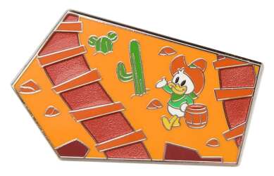 109234 - Attraction Mystery Map Puzzles: Big Thunder Mountain Railroad (WDW) - Louie Leaning on Barrel - Walt Disney World