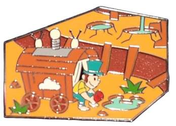 109244 - Attraction Mystery Map Puzzles: Big Thunder Mountain Railroad (WDW) - Prospector Panning For Gold - Walt Disney World alternate image