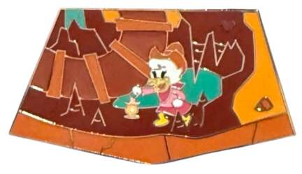 April in Cave with Lantern