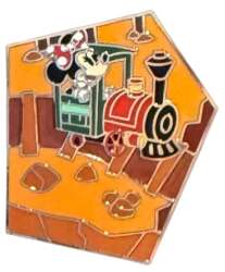 Minnie in Train Engine