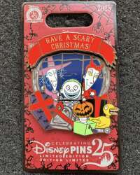 109375 - Haunted Mansion Holiday 2025 - Lock, Shock, & Barrel "Have A Scary Christmas!" - Disneyland Resort