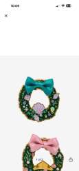 109515 - Disney Princess Wreaths 3D Bow - Ariel - Loungefly alternate image