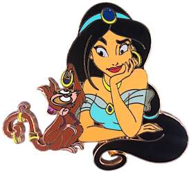 Jasmine and Abu Princess Friends