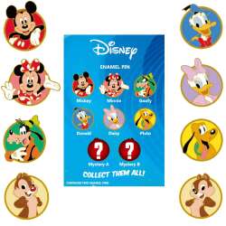 109612 - Pink A La Mode (PALM) - Disney Mini Micro Mystery - Mickey Mouse and Friends - Complete Set - Disney Licensed