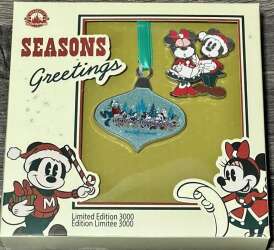 109651 - Seasons Greetings - Ornament & Pin Set - Disney Store US