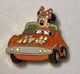 Minnie in Red Autopia Car - Cast pin fair